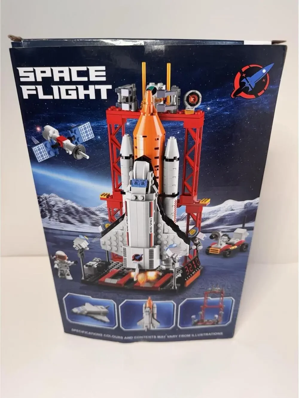 TEMI Space Flight Rocket Launch Building Block Set Shuttle Toy 6+ New